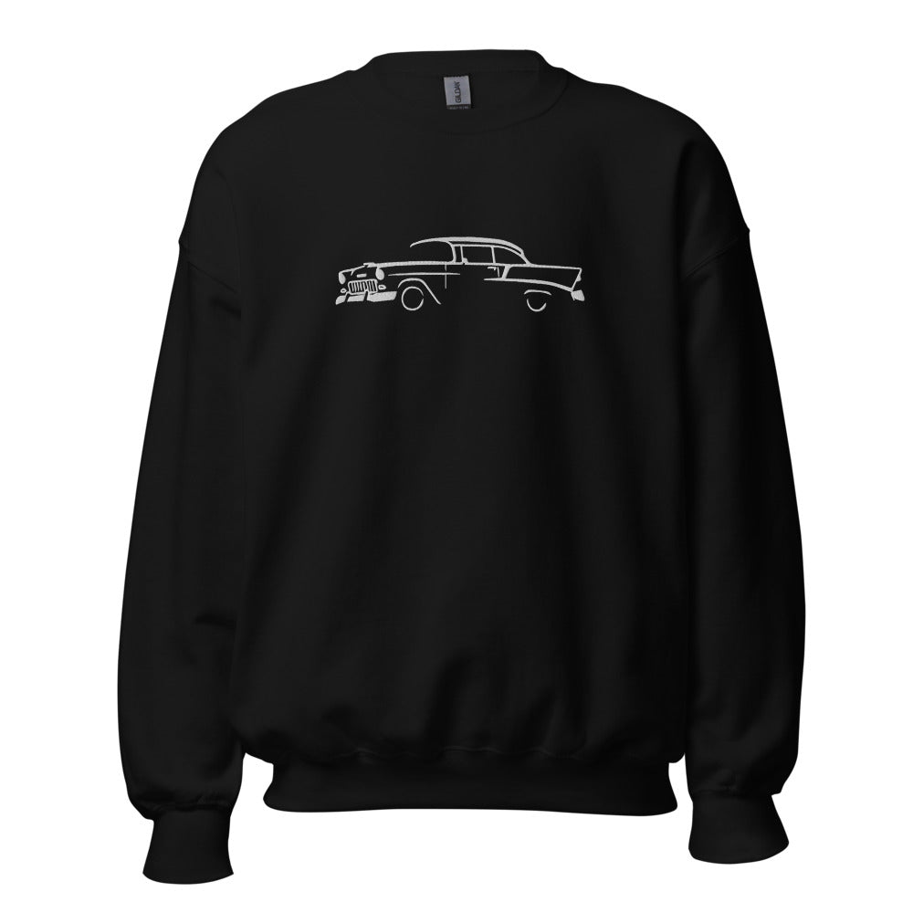 1955 Bel Air sweatshirt American Antique Collector Car Owners Enthusiasts Automotive Chevy crewneck