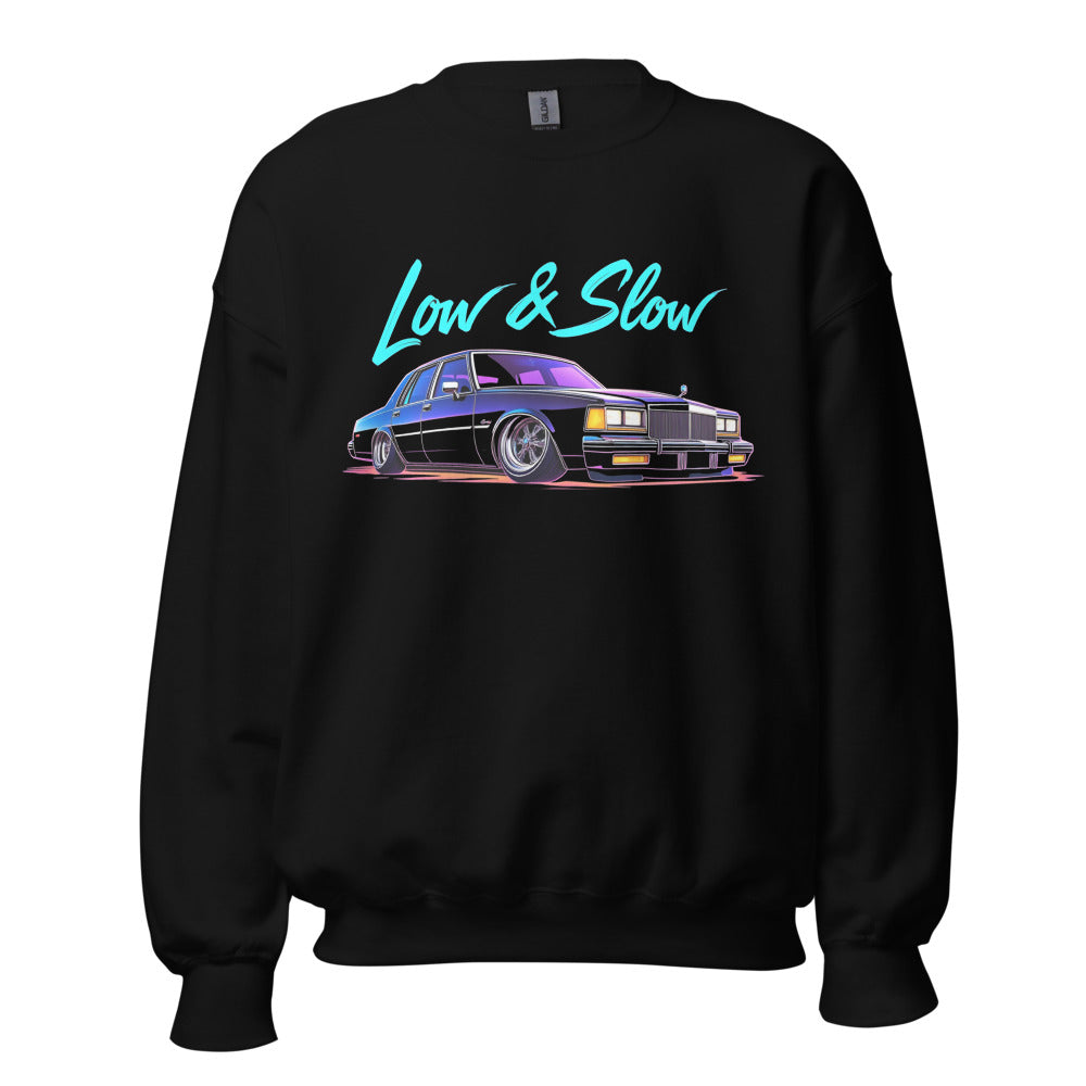 Slammed 1979 Caprice Classic Low and Slow Automotive Graphic Sweatshirt