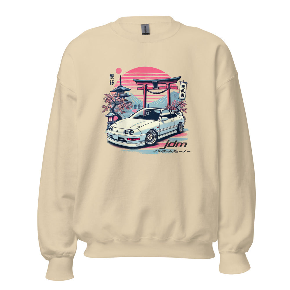 Japanese Aesthetic Integra Hoodie for JDM Fans 90s Japan Car Culture Drip