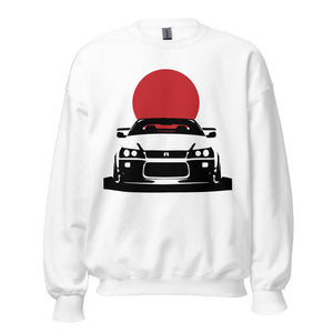 GTR R34 Japanese Sun 90s JDM Car Aesthetic GT-R R 34 Unisex Sweatshirt