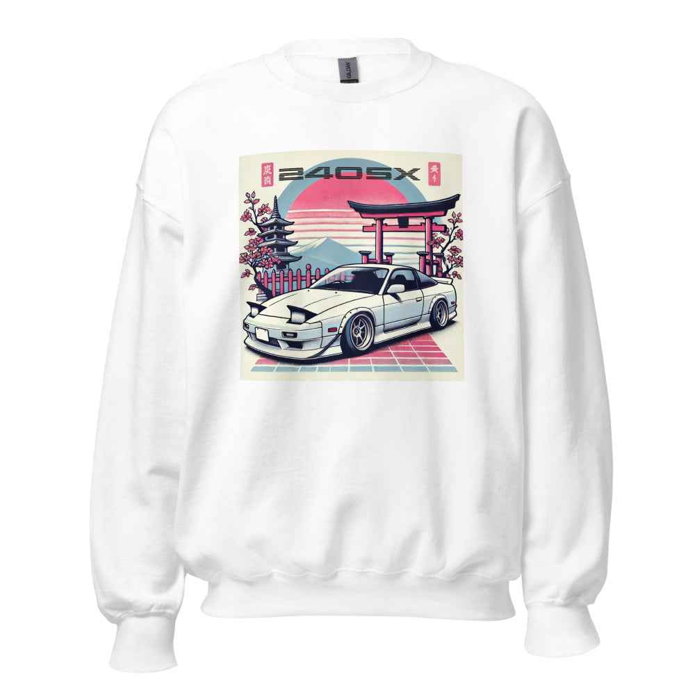 Japanese Aesthetic 240sx sweatshirt for JDM Fans 90s Tuner Car Culture S13 crewneck