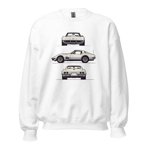 C3 Corvette Art Sweatshirt for 3rd Gen Vette Owners