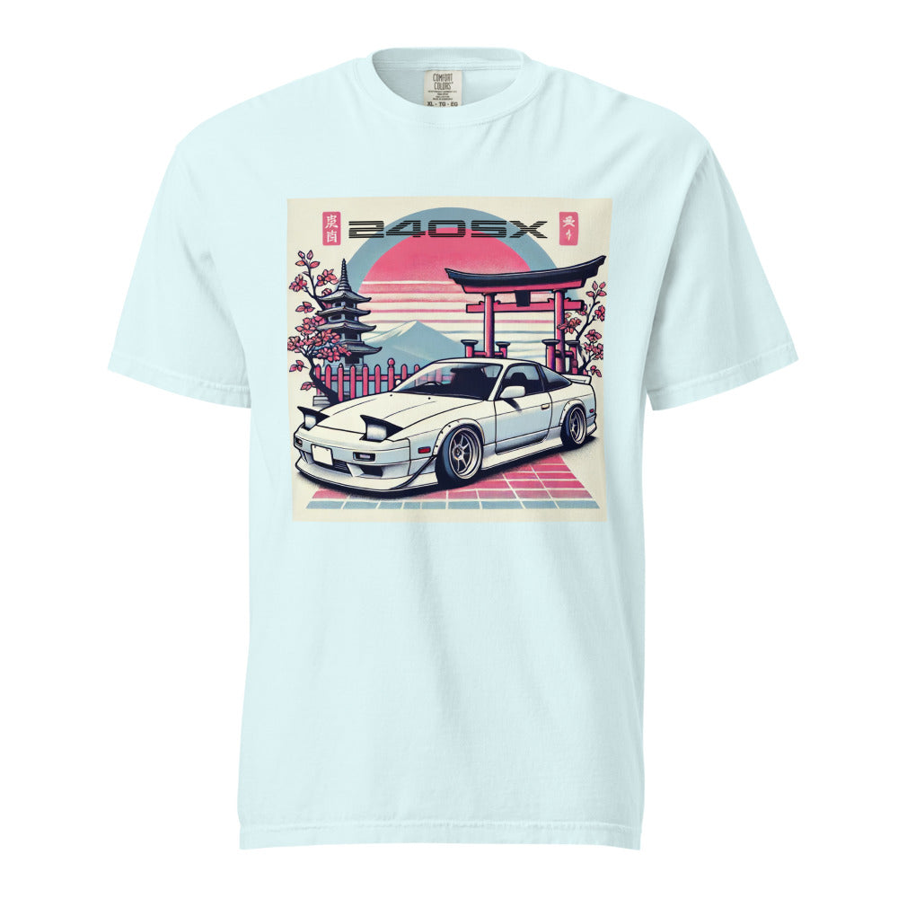 Japanese Aesthetic 240sx JDM Fans 90s Car Culture S13 garment-dyed heavyweight t-shirt