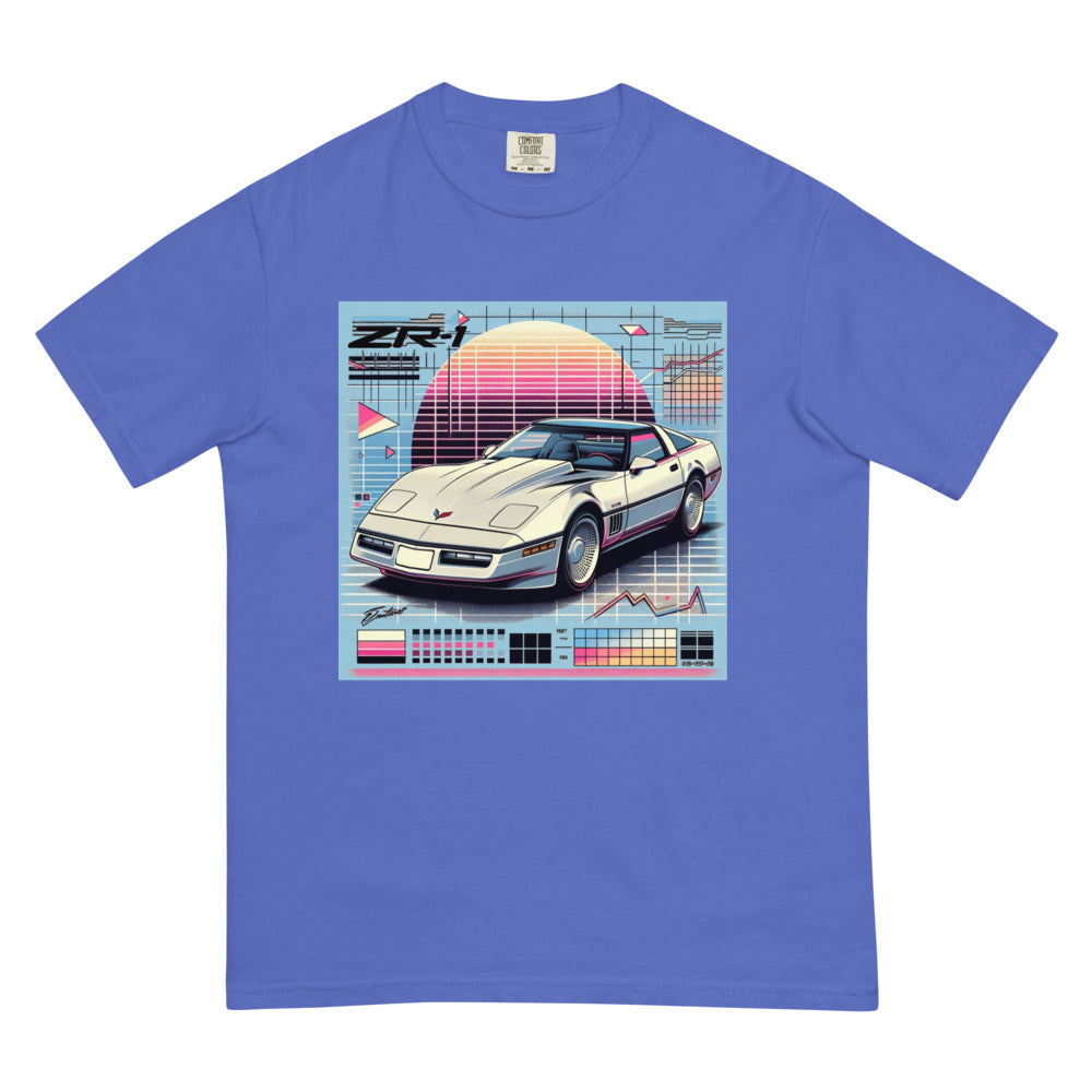 1980s 1990s ZR1 C4 Corvette graphic tee Retro Aeshtetic garment-dyed heavyweight t-shirt