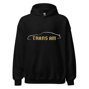 1977 Trans AM Firebird Outline Muscle Car Owner Hoodie Sweatshirt Hooded