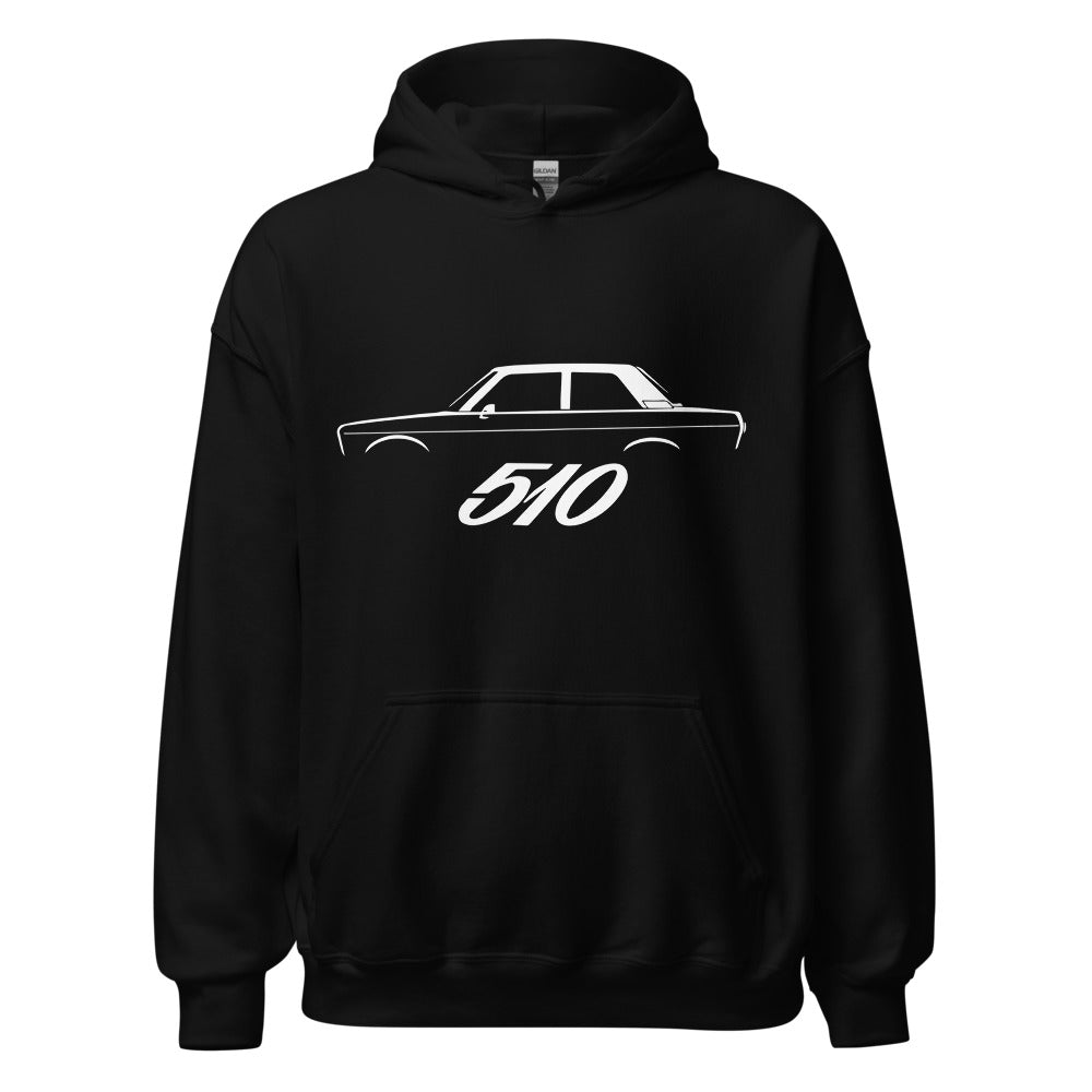 Datsun 510 Japanese Classic Car JDM Fans hoodie for car shows