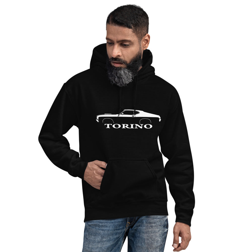 1972 Gran Torino hoodie for Muscle car Owners Enthusiasts Automotive sweatshirt