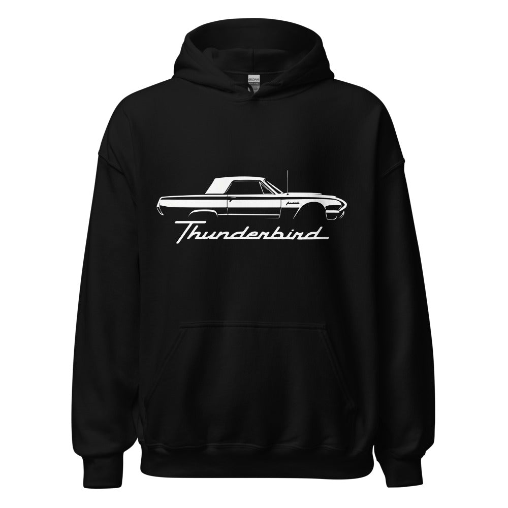 1964 Thunderbird hoodie for Classic Car Enthusiasts 64 T-bird Owners pullover sweatshirt