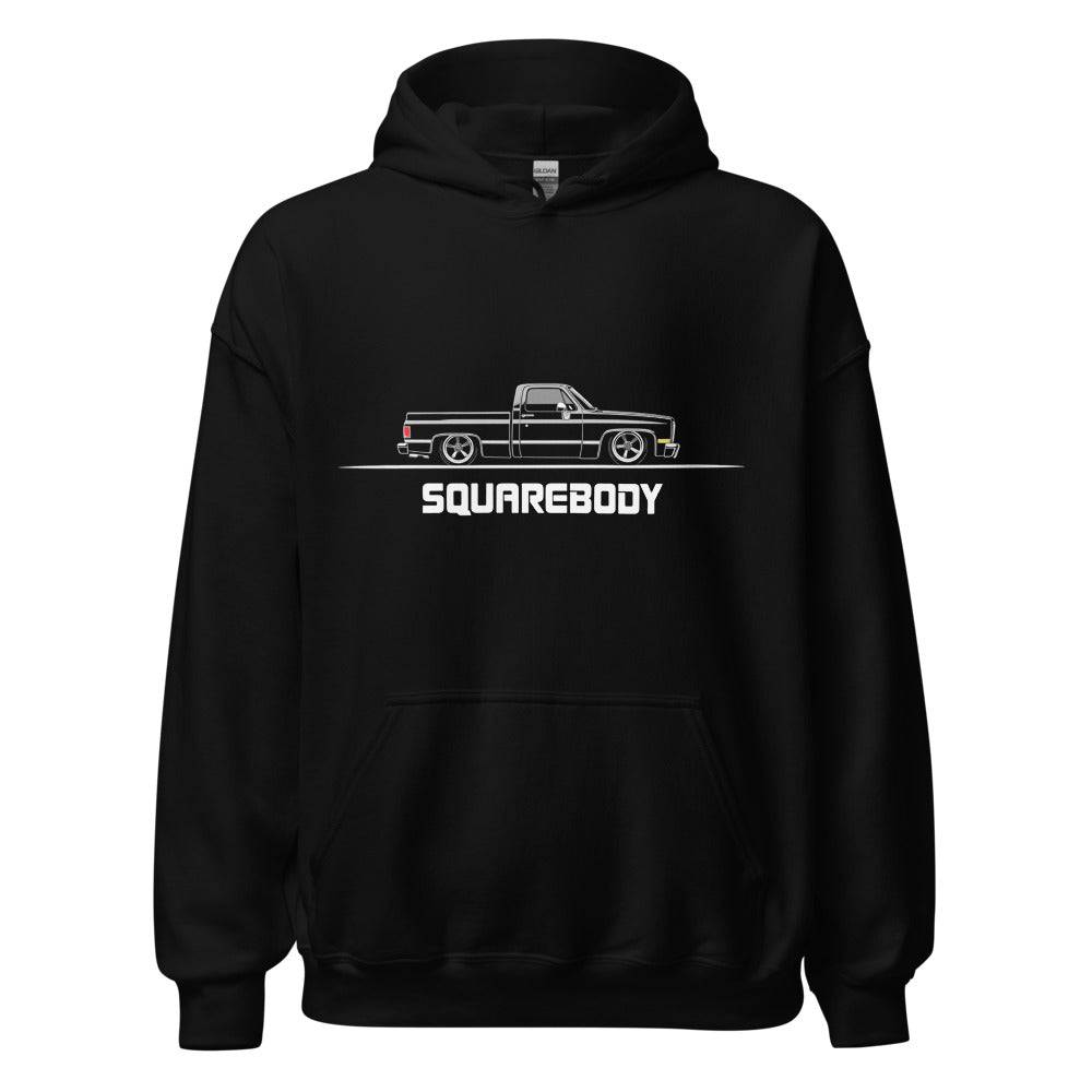 1984 Chevy Squarebody CK 1500 Lowrider hoodie for Vintage Pickup Enthusiasts