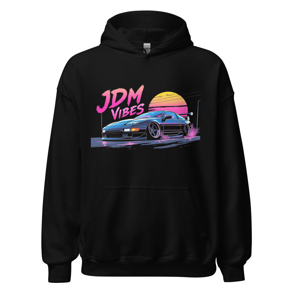 Slammed 300zx JDM Vibes Japanese Car Culture Graphic Hoodie