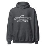 1970 Chevy C10 hoodie for Classic Pickup Truck Enthusiasts Custom 10 sweatshirt