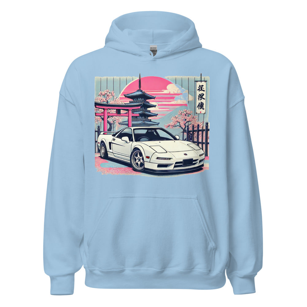 Japanese Aesthetic NSX hoodie for JDM Drivers 90s Car Culture Automotive Pullover Sweatshirt