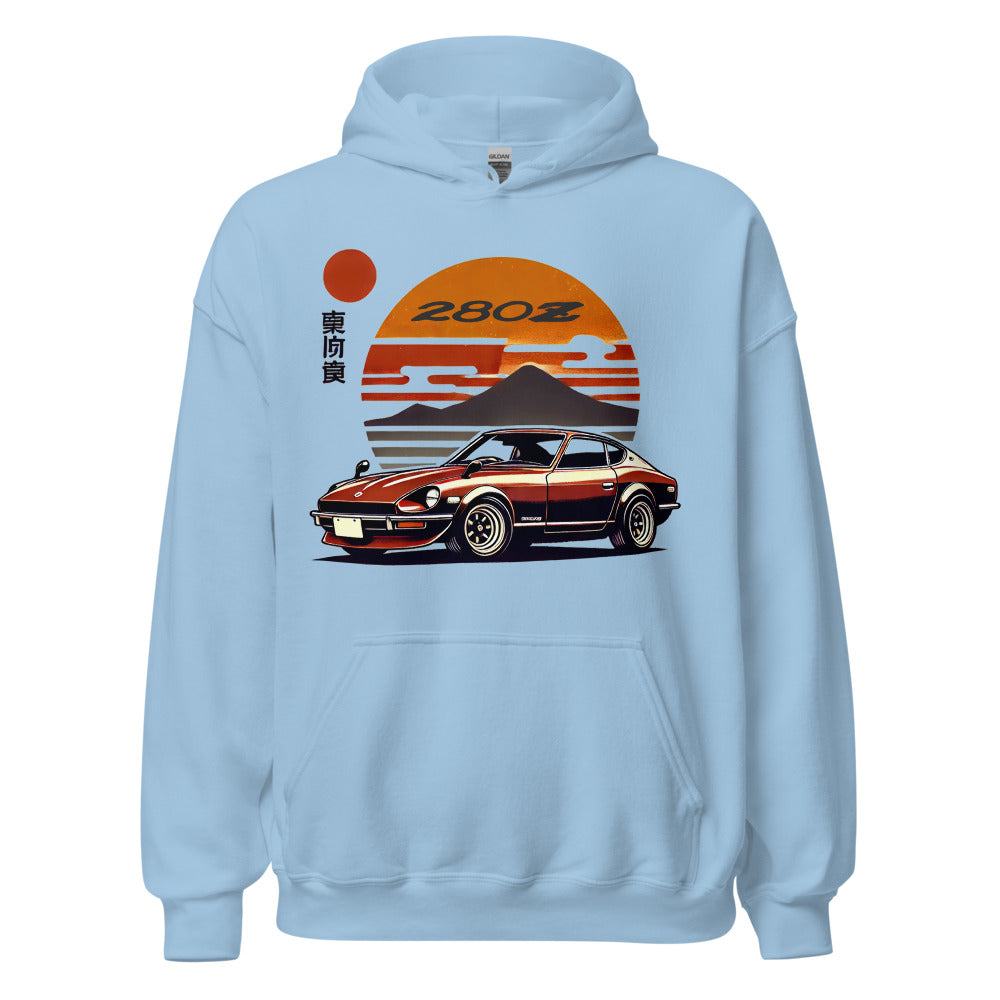 Japanese Aesthetic Datsun 280z hoodie for JDM Tuner Car Enthusiasts Japan Car Cullture