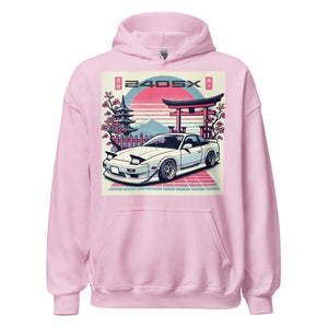 Japanese Aesthetic 240sx hoodie for JDM Fans 90s Car Culture S13 Pullover Sweatshirt