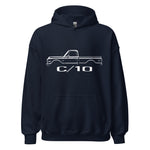 1970 Chevy C10 hoodie for Classic Pickup Truck Enthusiasts Custom 10 sweatshirt