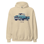 1956 Chevy 3100 hoodie for Antique Pickup Truck Owners Enthusiasts Automotive pullover