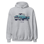 1956 Chevy 3100 hoodie for Antique Pickup Truck Owners Enthusiasts Automotive pullover