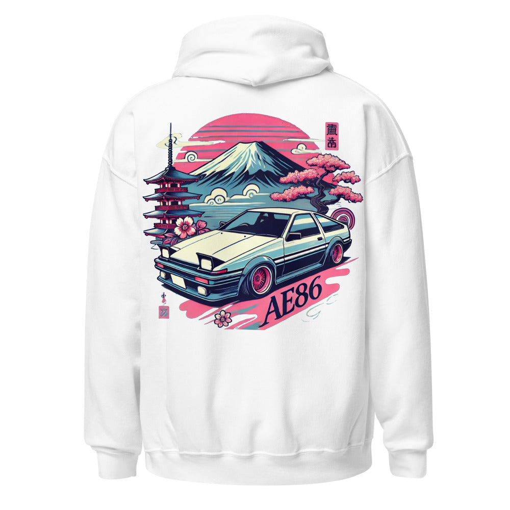 Japanese Aesthetic AE86 hoodie for JDM Tuner Drift Street Racing Japan Car Culture pullover