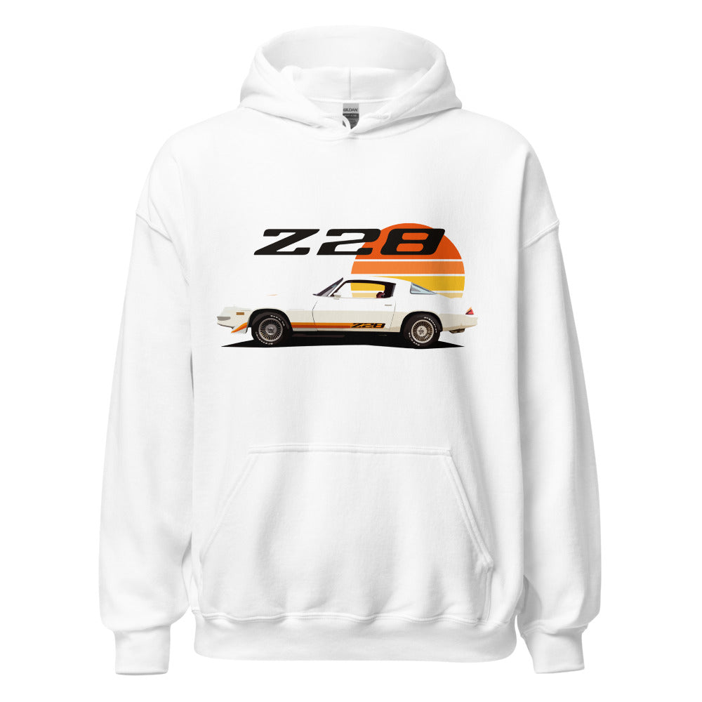 Chevy Camaro Z28 2nd gen Retro Color Custom Classic car Hoodie