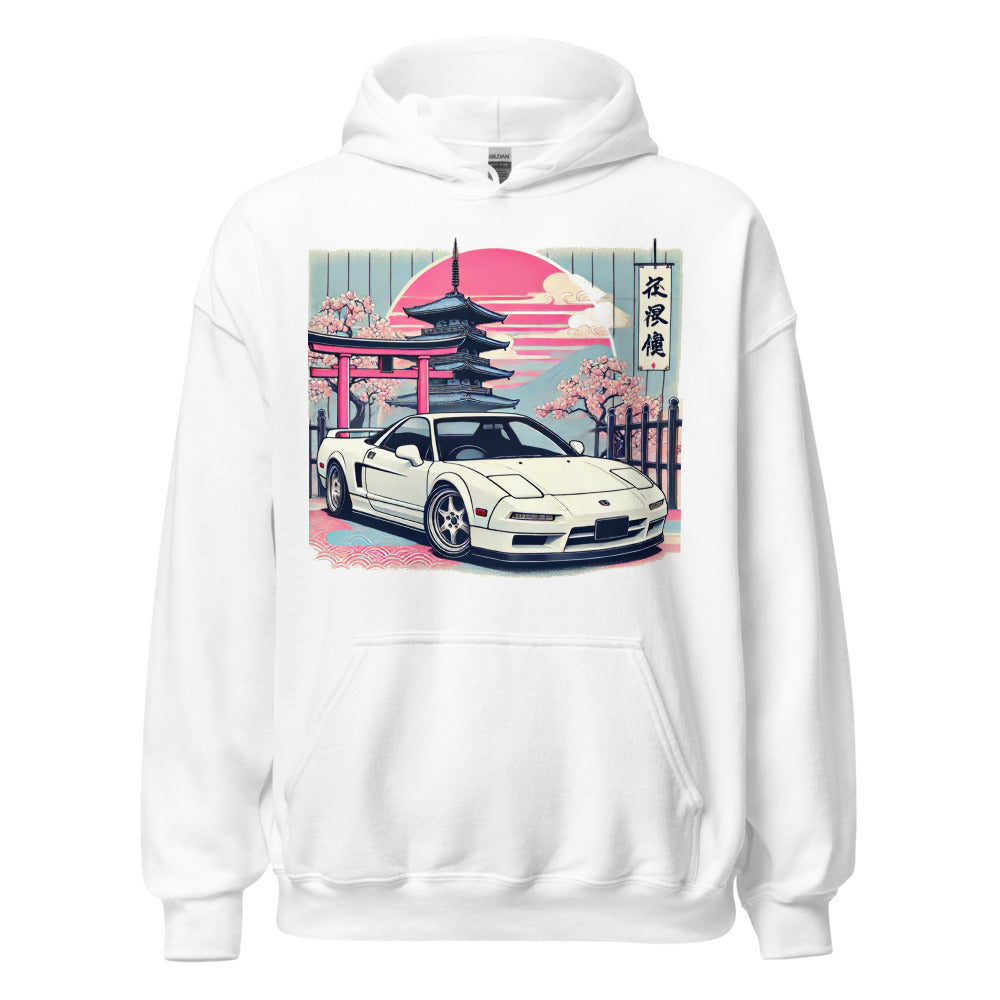 Japanese Aesthetic NSX hoodie for JDM Drivers 90s Car Culture Automotive Pullover Sweatshirt