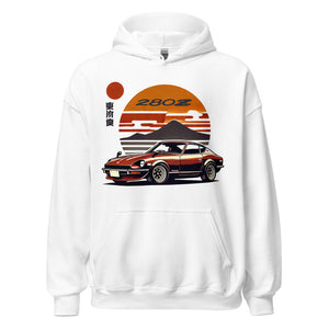 Japanese Aesthetic Datsun 280z hoodie for JDM Tuner Car Enthusiasts Japan Car Cullture