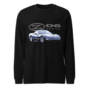 C5 Corvette Z06 5th Gen Vette Drivers Owners Custom Long Sleeve Tee for car shows