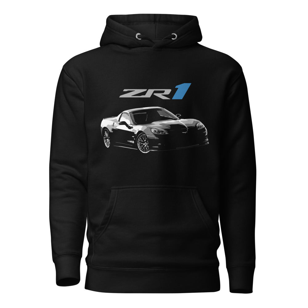 2012 Corvette C6 ZR1 Sixth Gen Vette Drivers Hoodie for car show