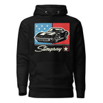 American Classic C3 Corvette Stingray hoodie for Chevy Muscle Car Fans Auto Show pullover