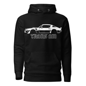 1977 Firebird hoodie for Muscle Car Owners Enthusiasts Automotive 77 Trans AM pullover