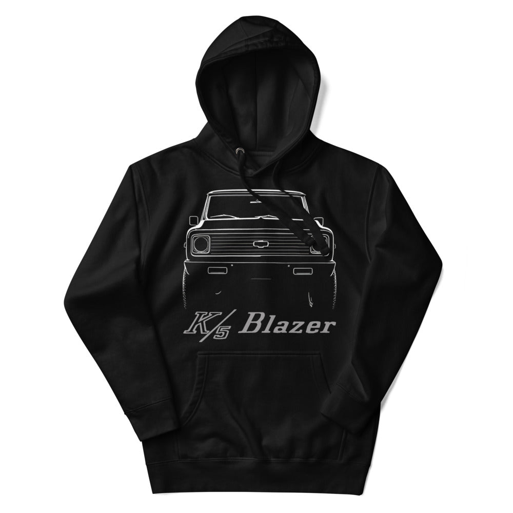 1971 K5 Blazer hoodie for Vintage Chevy Truck Fans