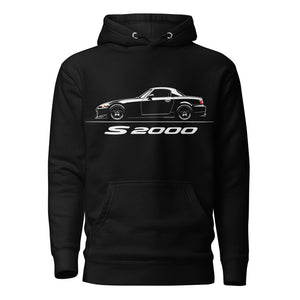 Black 2001 S2000 hoodie for JDM Fans