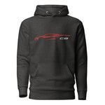 2024 C8 Corvette hoodie for Torch Red Vette Drivers custom embroidered pullover sweatshirt