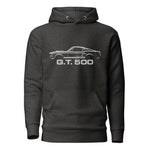 1968 GT500 hoodie for American Classic Muscle Car Enthusiasts embroidered sweatshirt