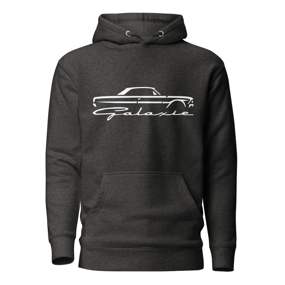 1964 Galaxie Silhouette Emblem hoodie for American Classic Car Owners