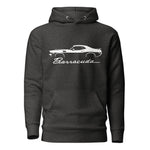 1971 Barracuda hoodie for Muscle Car Enthusiasts Classic Cars 71 Cuda Pullover