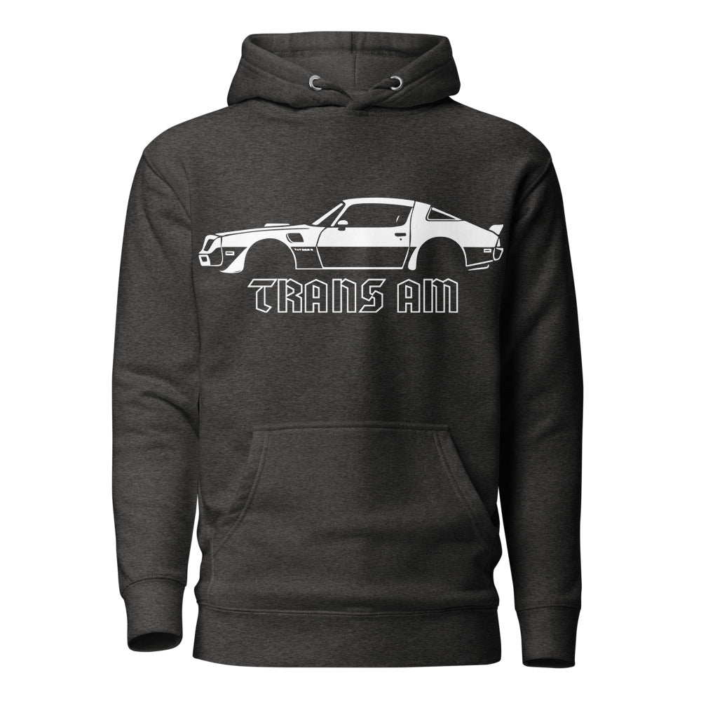 1977 Firebird hoodie for Muscle Car Owners Enthusiasts Automotive 77 Trans AM pullover