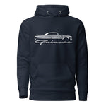 1964 Galaxie Silhouette Emblem hoodie for American Classic Car Owners