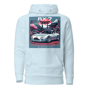 Japan Aesthetic RX7 hoodie for JDM lovers Japanese Car Culture RX-7 pullover sweatshirt