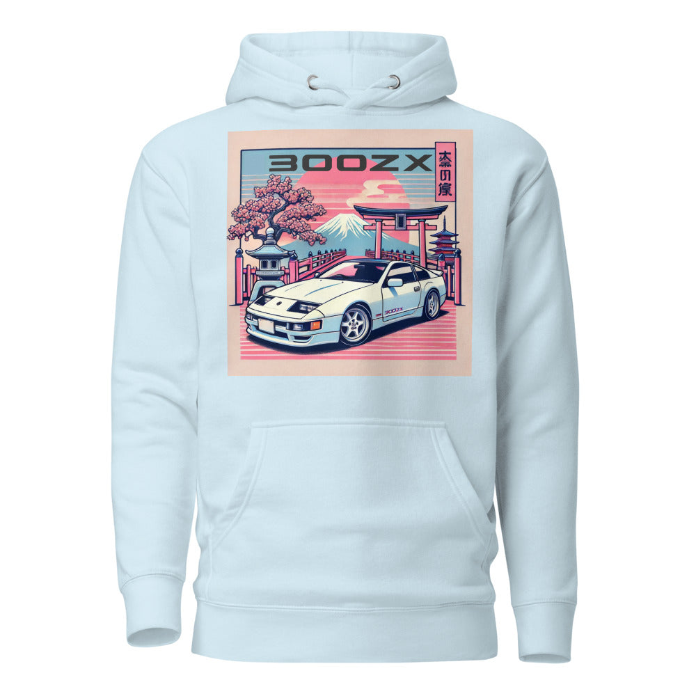 Japanese Aesthetic 300ZX hoodie for JDM Etnhusiasts 90s Japan Car Culture pullover