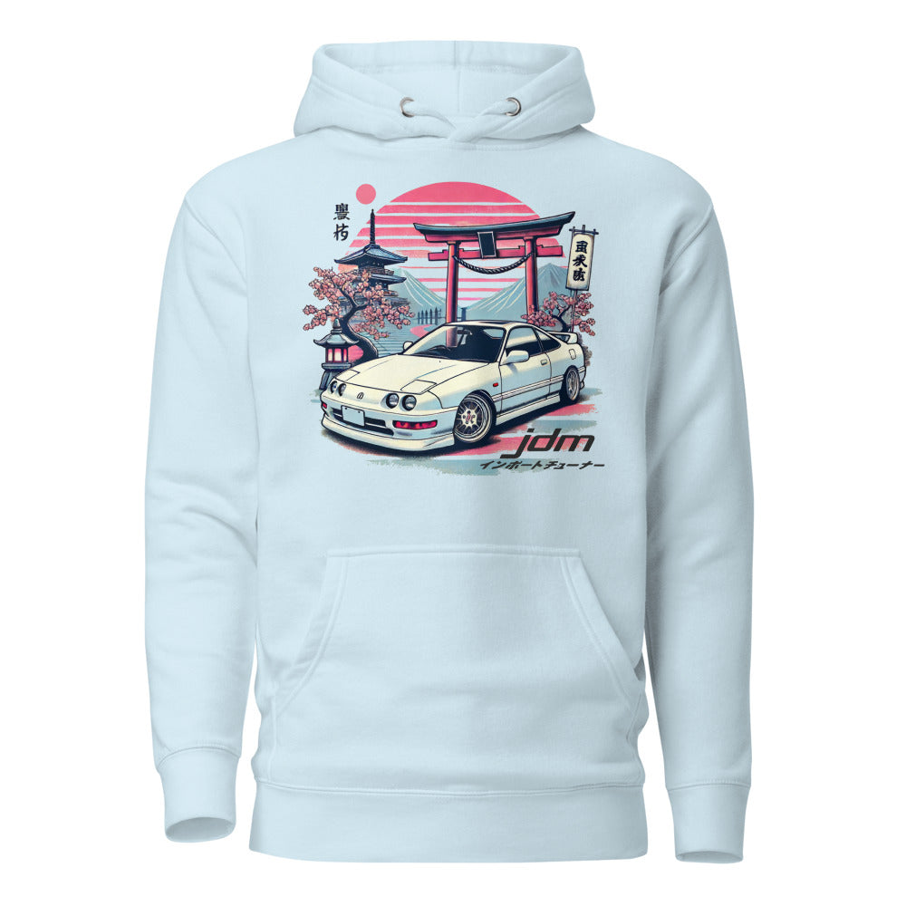 Japanese Aesthetic Integra hoodie for JDM Fans 90s Japan Car Culture Pullover Sweatshirt