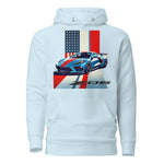 American Supercar C8 Corvette Z06 hoodie for 8th Gen Vette Drivers Patriotic pullover