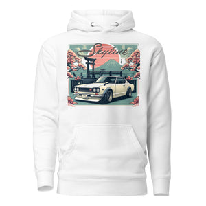 Hakosuka Skyline GTR hoodie for JDM fans Japanese Car Culture Automotive GT-R pullover