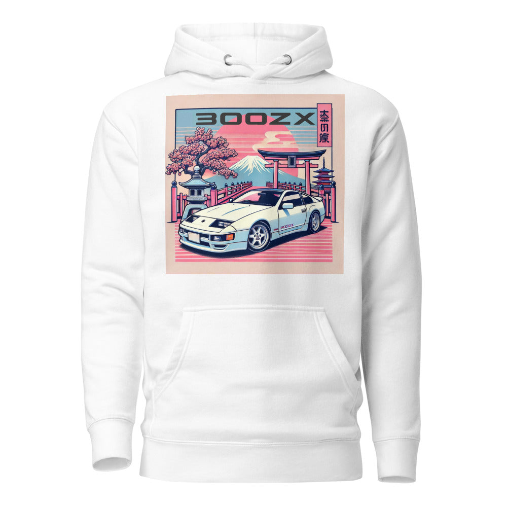 Japanese Aesthetic 300ZX hoodie for JDM Etnhusiasts 90s Japan Car Culture pullover