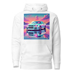 Surreal Sunset R34 GT-R Skyline hoodie for JDM Fans Japanese Car Culture Pullover