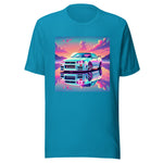 Surreal Sunset R34 GT-R Skyline t-shirt for JDM Fans Japanese Car Culture Tees