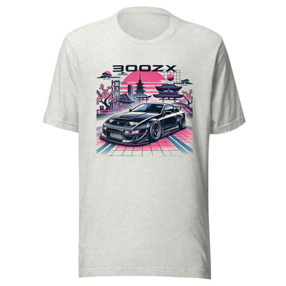 Retro 300zx t-shirt for 90s JDM Fans Japanese Tuner Car Culture Drip Graphic Tees