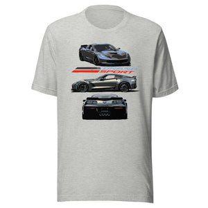 2017 Corvette C7 Grand Sport Vette Drivers Custom Art t-shirt