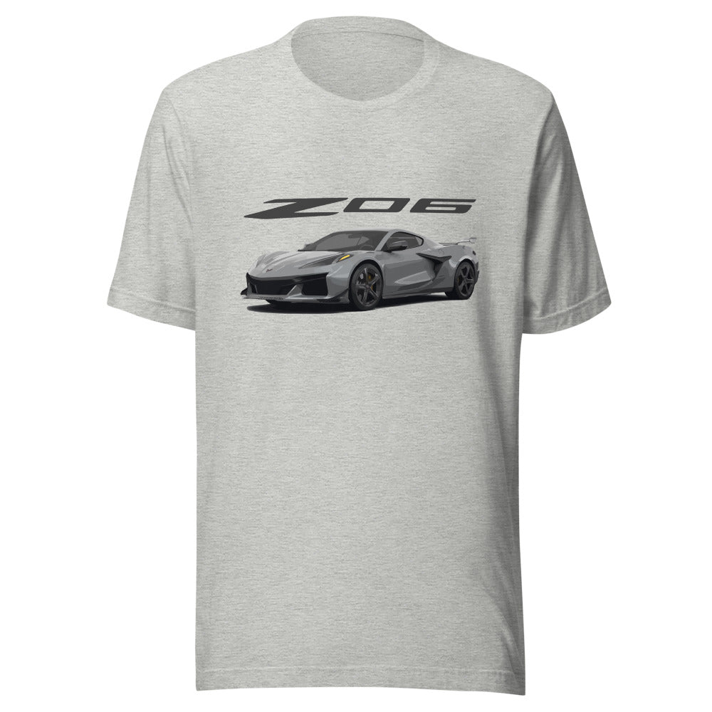 2024 Corvette Z06 C8 Hypersonic Gray Metallic Vette Drivers t-shirt