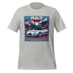 Japan Aesthetic RX7 T-Shirt in heather, front view