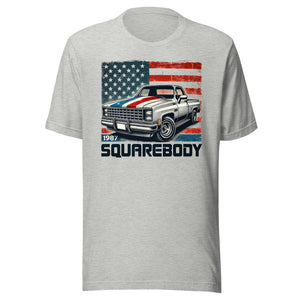 1987 Chevy Squarebody USA t-shirt for Classic Pickup Truck Owners c10 Silverado Tees